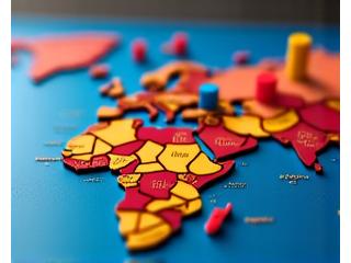 Pandemic board game with world map