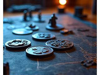 Gloomhaven game box and miniatures