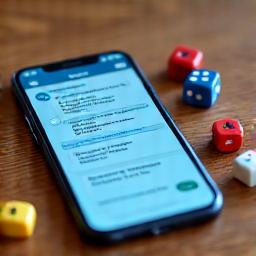 A digital calendar or group chat showing regularly scheduled board game nights, indicating consistent community engagement